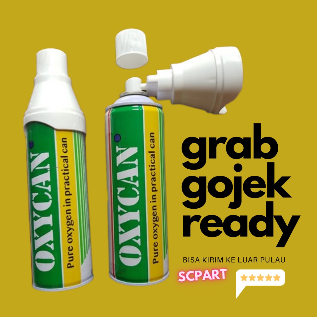 OXYCAN Tabung Oksigen Portable Kecil Mini Samator Kaleng Pure Oxygen Portabel Bandung