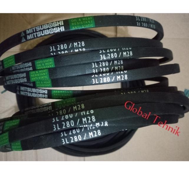 PENAWARAN TERBAIK MITSUBOSHI 3L 280 / M28 KARET VBELT V-BELT FAN BELT MESIN CUCI 2 TABUNG SHARP ORIG
