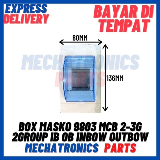 [BOX-9025] BOX MASKO 9803 MCB 2-3G 2GROUP IB OB INBOW OUTBOW3 GROUP