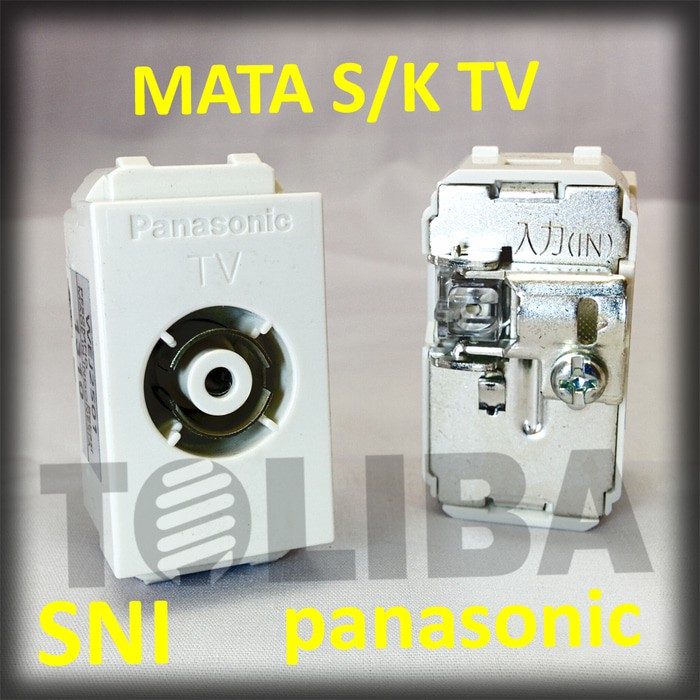 mata stopkontak stop kontak s/k tv panasonic wej2501 SNI