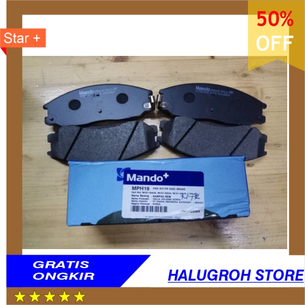 TERLARIS  Kampas rem depan trajet brake pad hyundai trajet asli mando