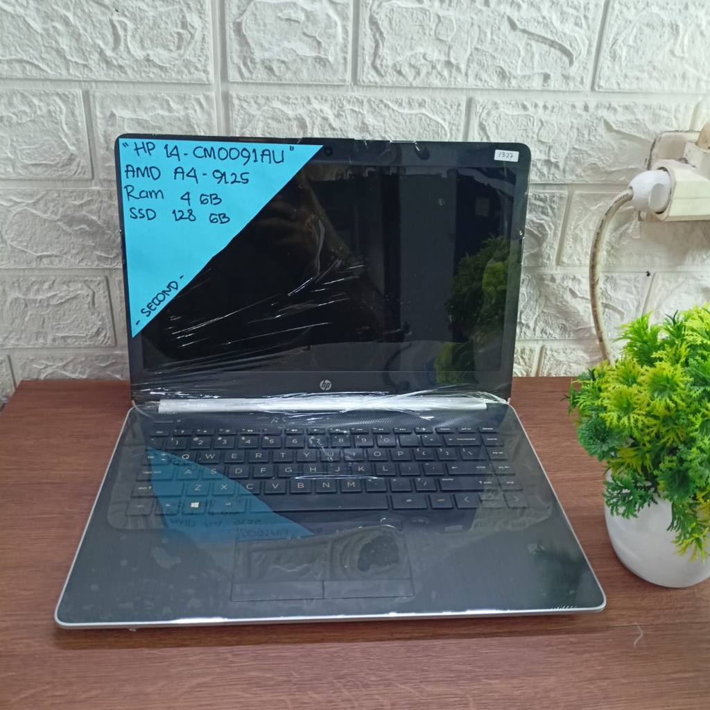 HP 14-CM0091AU AMD A4-9125 RAM 4GB SSD 128GB 14 INCH