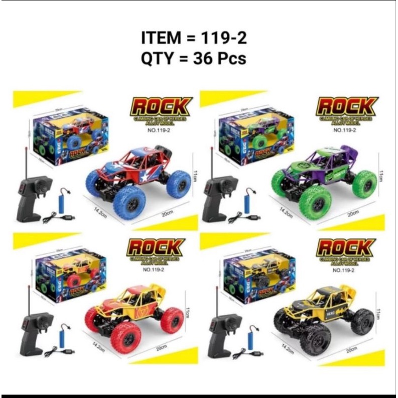 Mobil Remot Control RC Super Hero High Speed Climbing Mobil Remote Rc Rock Crawler Climbing Off-road