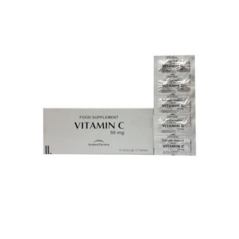 VITAMIN C 50mg KIMIA FARMA PERBOX