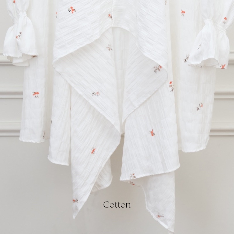 Winter Rose Outer Jumbo / Outer Jumbo / Outer Premium crinkle / outer motif-Cotton