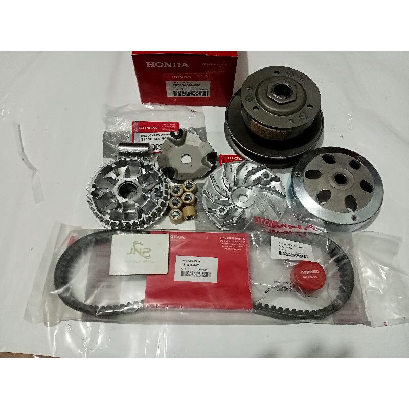Paket CVT Komplit Honda beat pop,beat esp, Scoopy esp  (Starter halus)