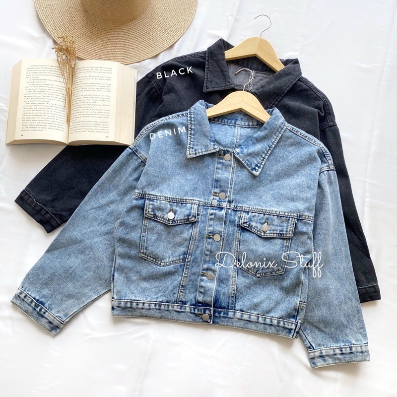 DELONIX | Crop jeans jacket import