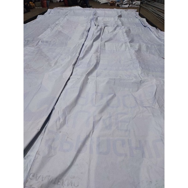 spanduk baliho bekas ukuran besar 4mx6m bahan korea