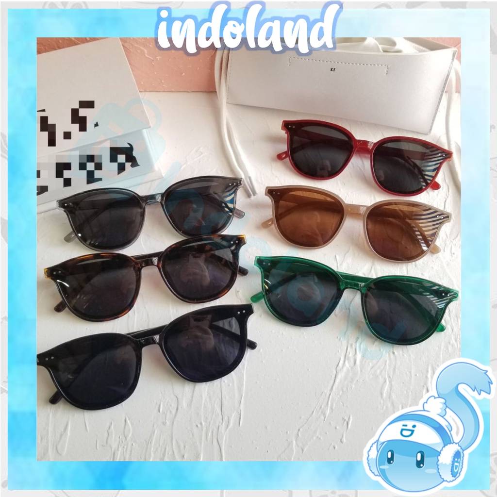 ☀ INDOLAND ☀ R327 Kacamata Fashion Mata Kucing Unisex Korean Sunglasses Cute Aksesoris Import Cod