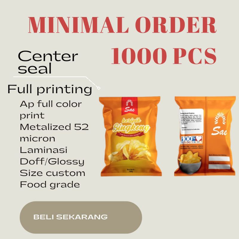 CENTER SEAL FULL PRINTING CUSTOM