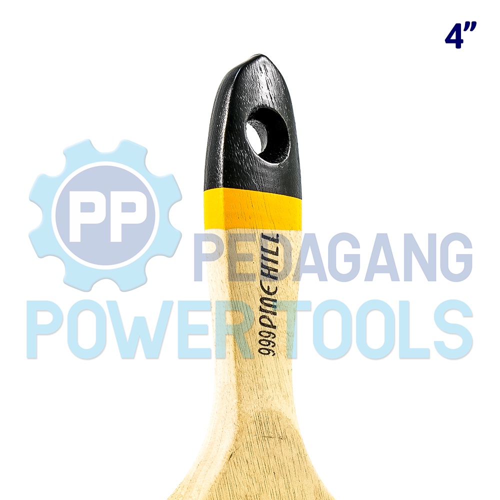 PH-999 KUAS CAT 4&quot; INCH GAGANG KAYU KOAS KWAS CAT TEMBOK PAINT BRUSH