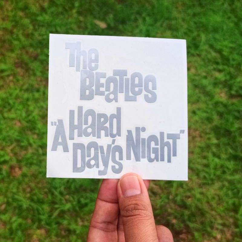 

STICKER CUTTING THE BEATLES A HARD DAYS NIGHT