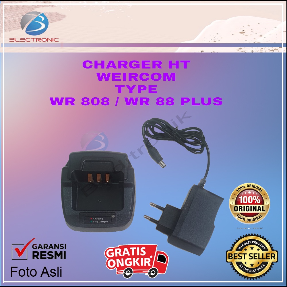 Charger Ht Weircom Wr 88 Plus / Wr 808 / Dekstop Charger Weircom