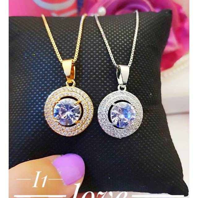 Kalung wanita Xuping Lapis emas gold silver tidak berkarat anti iritasi