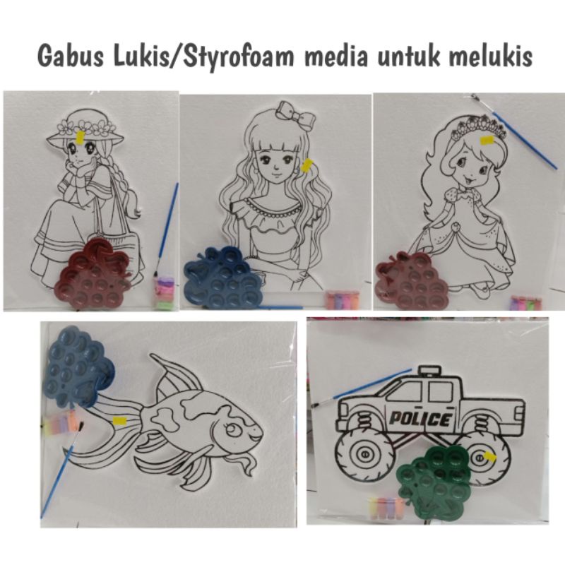 GABUS LUKIS MURAH UNTUK MEDIA BELAJAR ANAK