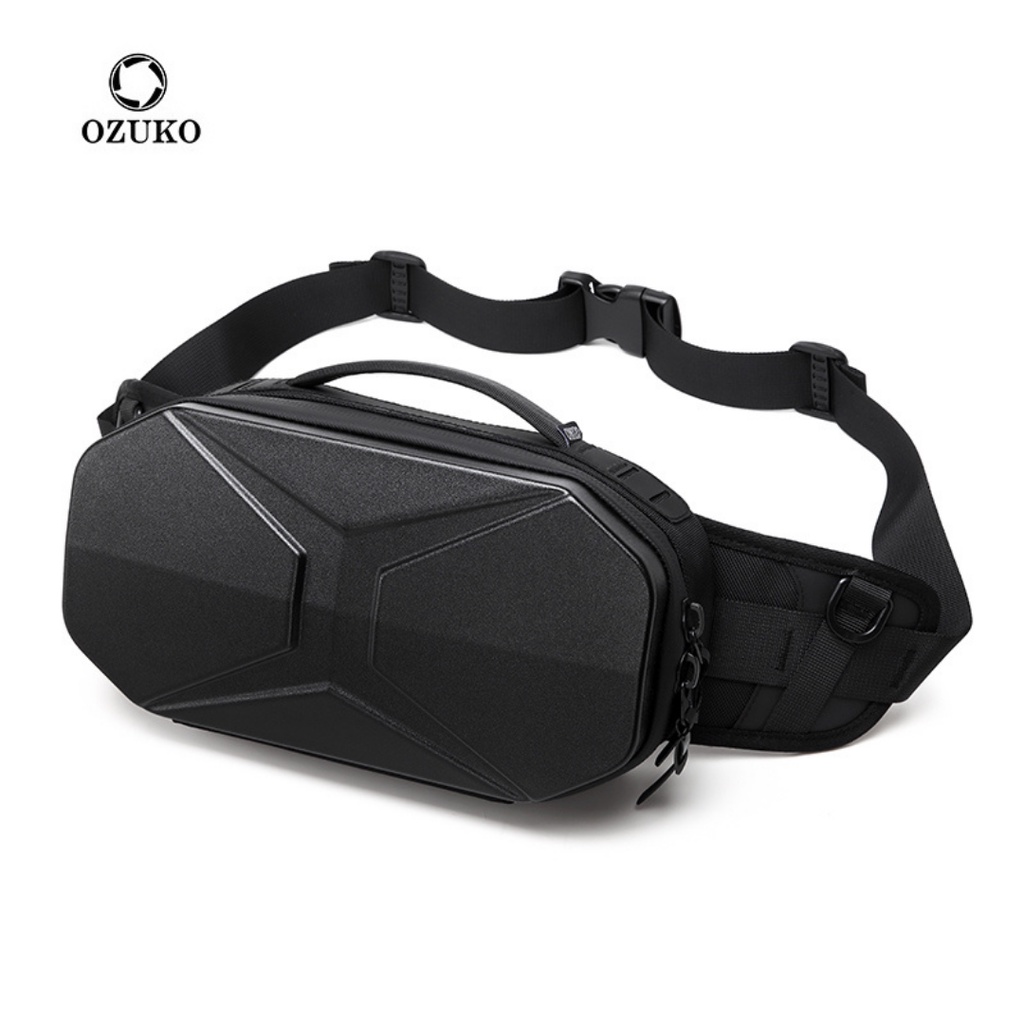 OZUKO Waistbag #9500 - Tas Slempang Pria