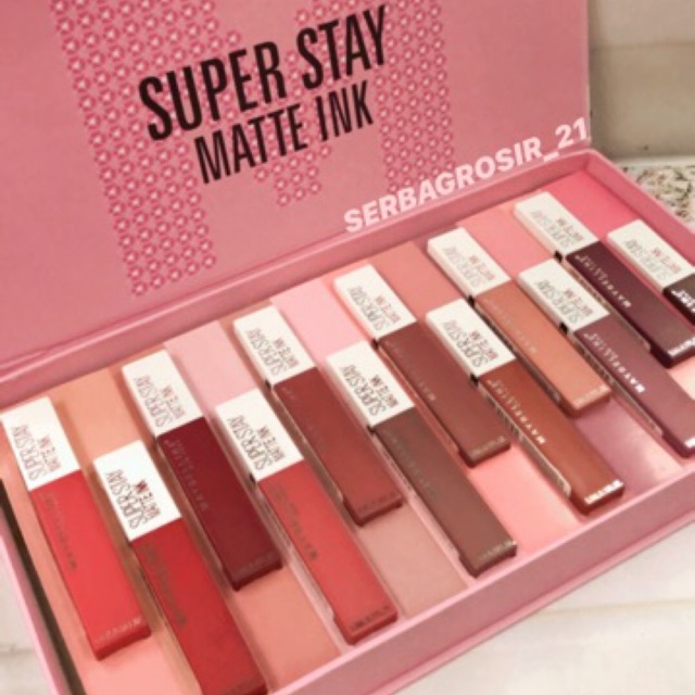 maybelline matte ink set