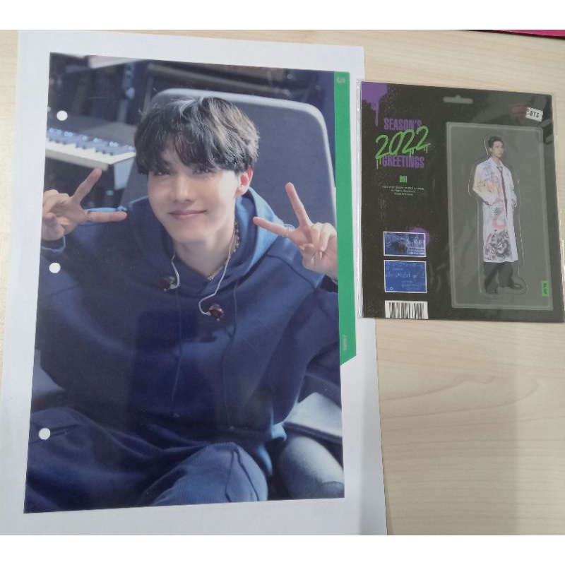 Random Magnet RM, Clear photo memo 20 JK, V, J-Hope