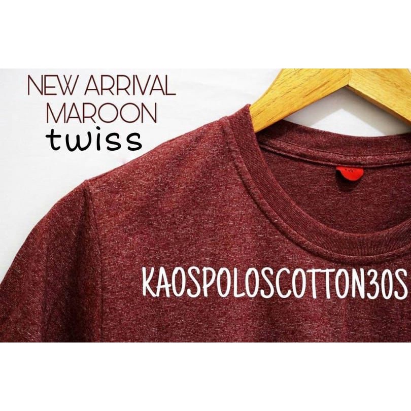 Kaospolos - Kaos polos panjang baju distro katun TWISS lengan panjang rib | baju atasan kaos oblong polos Unisex jumbo M L XL