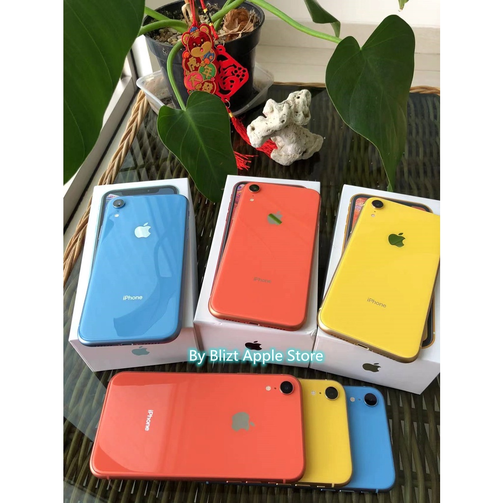 iPhone XR 64GB All Sim Silent Fullset Original Second Mulus100% 3utools All Green (Garansi 1 Tahun)