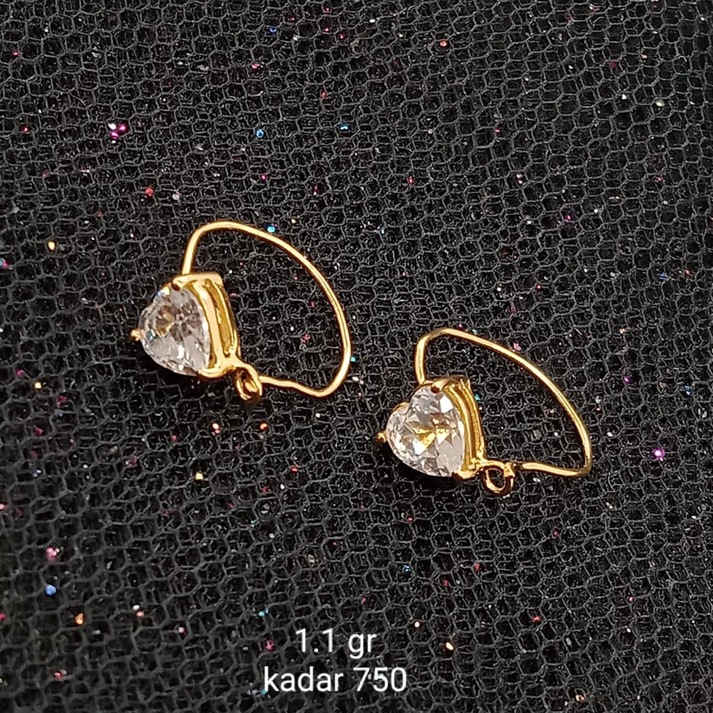 Anting Emas 17K - 1.1 gr Kadar 750 - 931