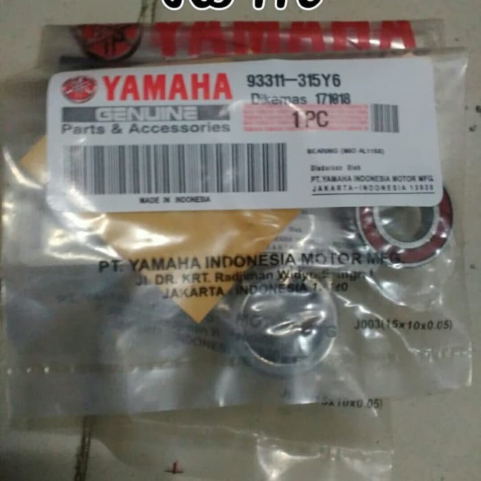 Bearing poly pully mio nouvo soul 5TL YGP (#147)