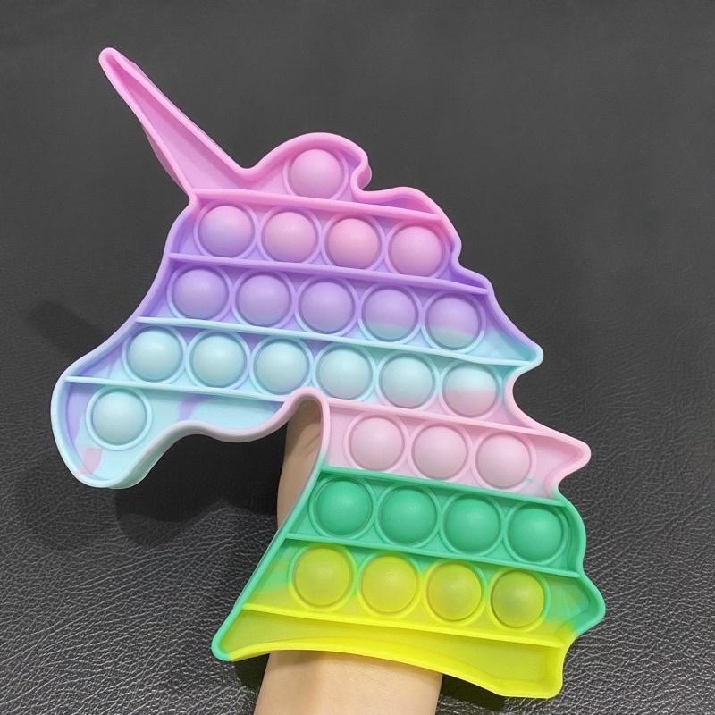 NEW POP IT/pop it fidget/viral/tiktok/mainan murah/mainan hits-Unicorn Pastel