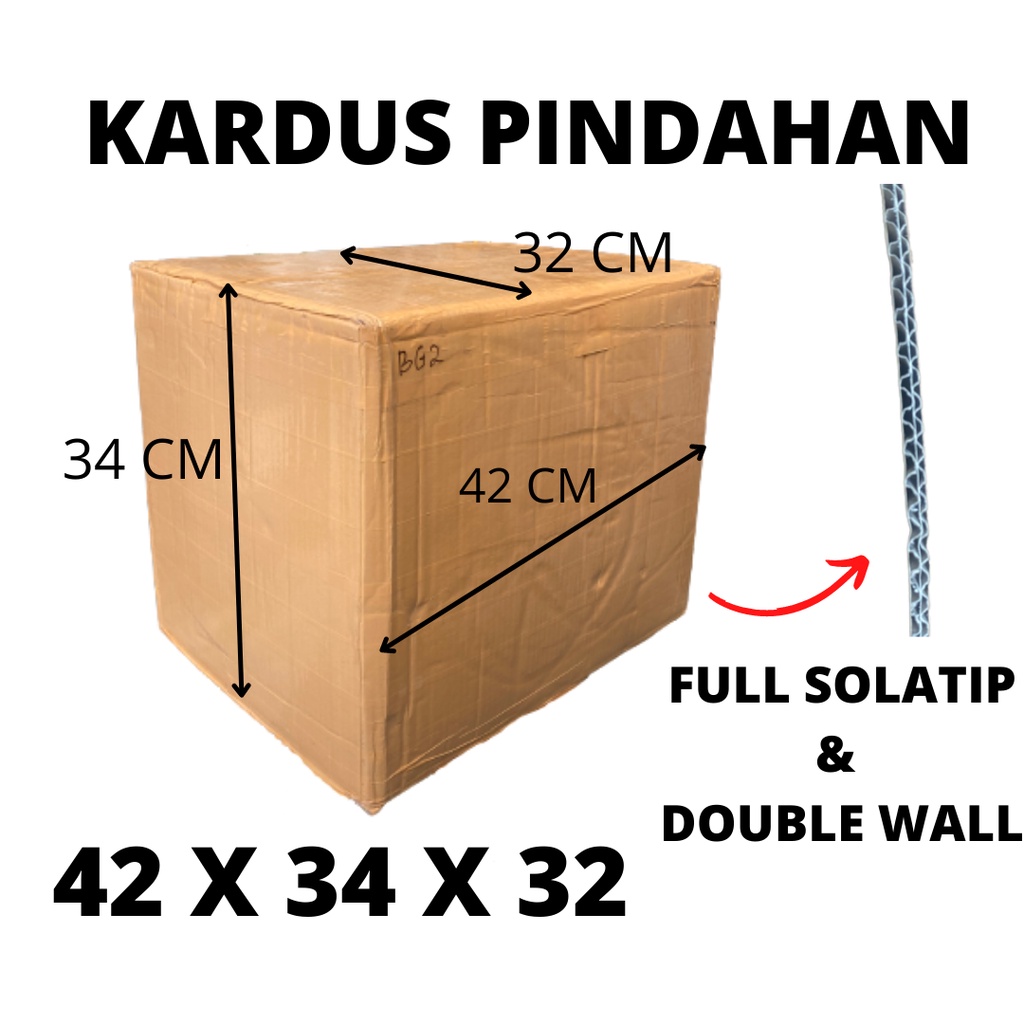 

kardus pindahan karton besar dus bekas box full solatip