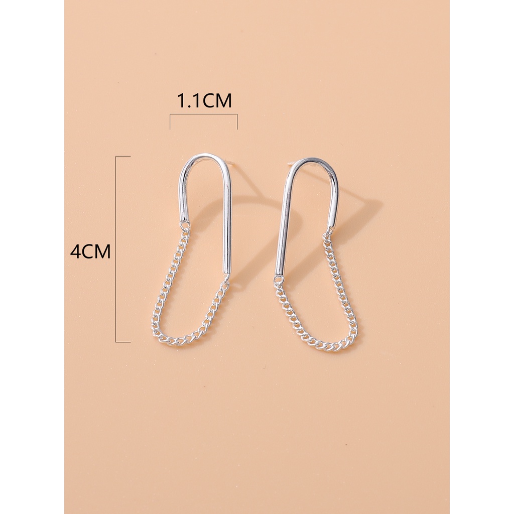 【COD Tangding】Anting Bentuk Bulat Model Simple Untuk Wanita