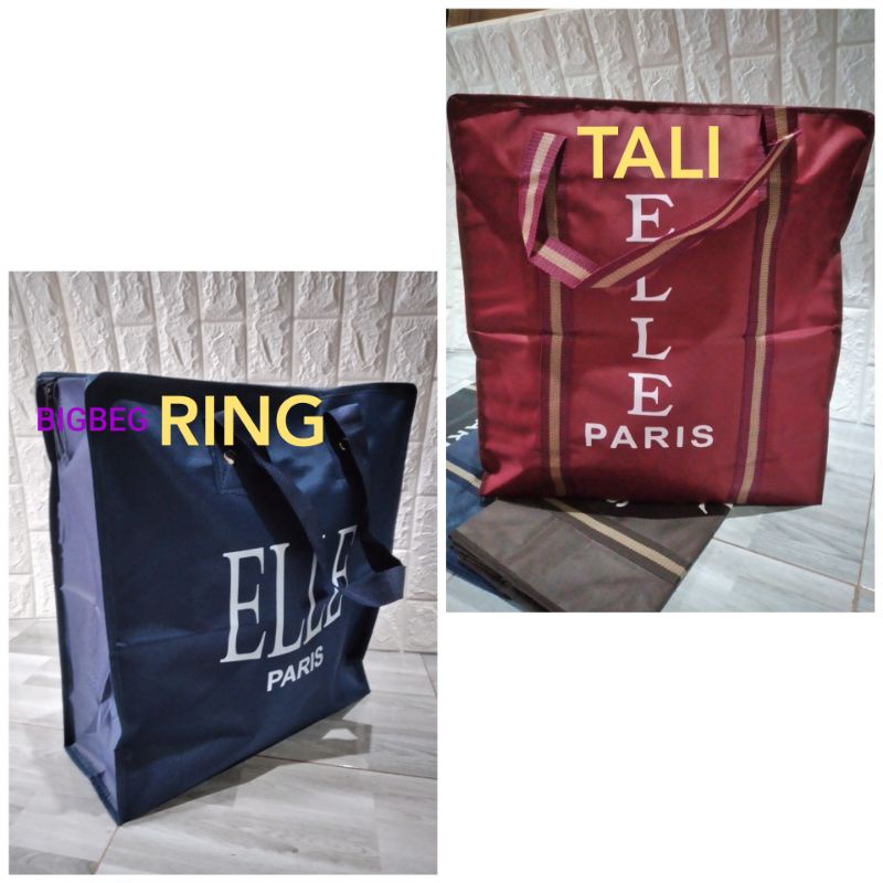 Tas Belanja Tanggung 44x48 cm Tali Panjang Kuat Shopping Bag Tote Bag Serbaguna