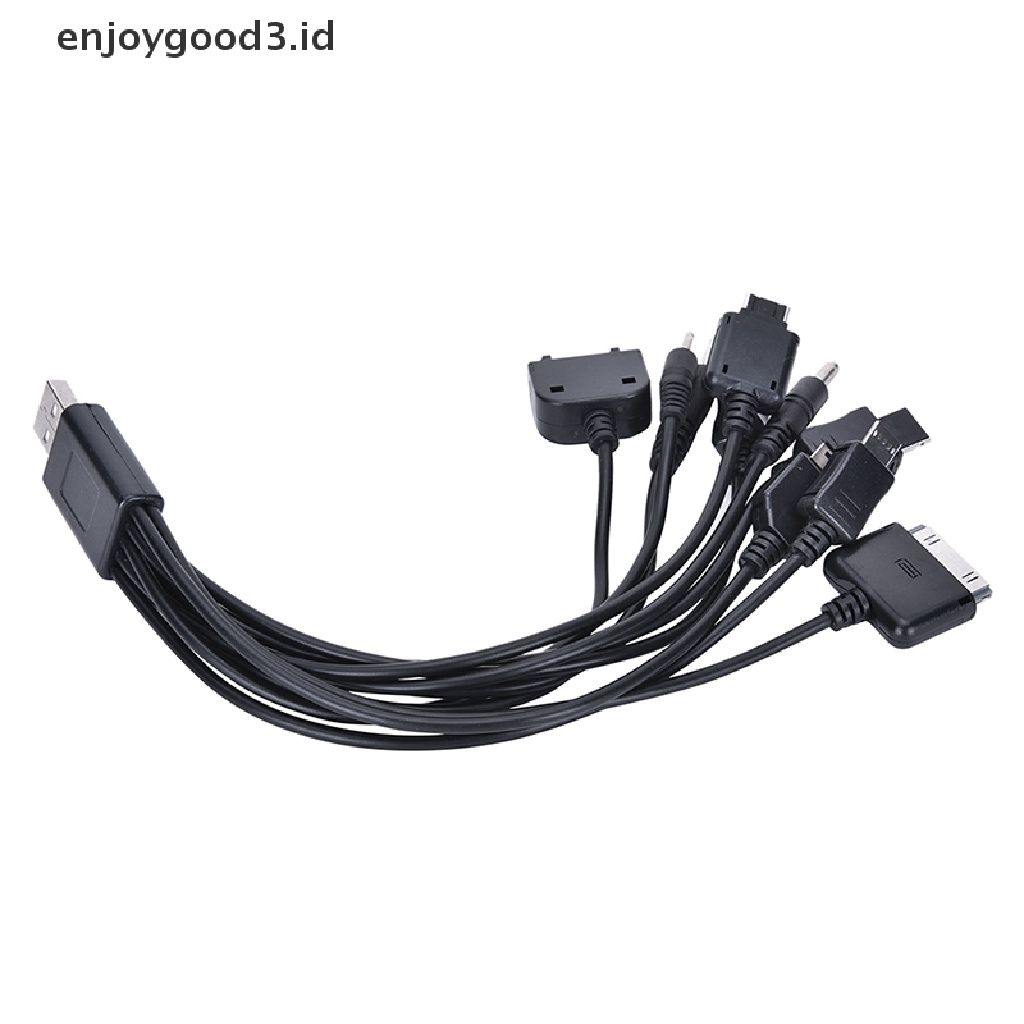 (Rready Stock) 10 In 1 Kabel Charger USB Universal Multifungsi Untuk Handphone 10 In 1 Kabel Charger USB Universal Multifungsi Tahan Lama Untuk Handphone 10 In 1 USB Universal