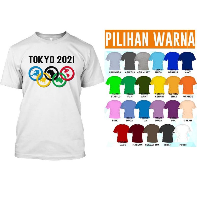 kaos olimpiade tokyo 2020 kaos premium olimpiade kaos olimpiade Premium