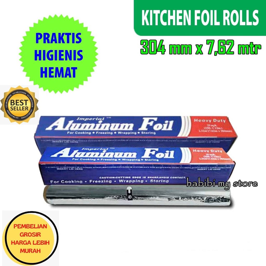 Alumunium Foil Roll Aluminium Foil Roll Wrapping Imperial Kertas Alumunium Foil Kertas Aluminium