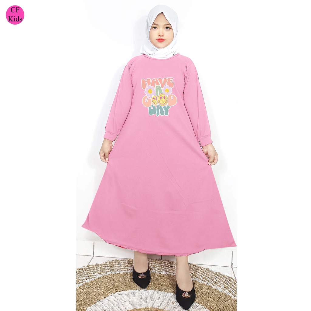 Gamis Anak Perempuan DTF Good Day CF Kids