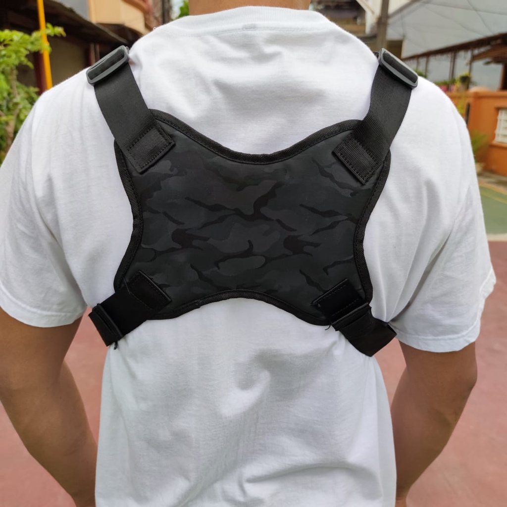 Tas Dada Army Waterproof Polo Amstar Chest Bag Tas Sepeda Chest Rig Bag Tas Rompi Tas Dada Pria