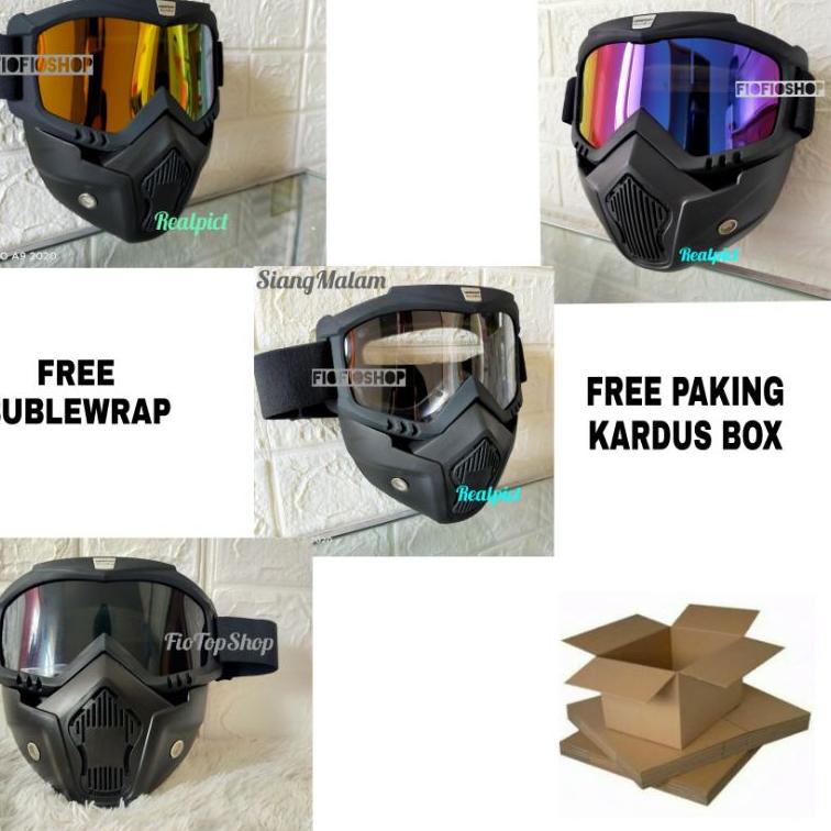 [KODE 70W89] KACAMATA GOGGLE MASK/GOGLE GOOGLE MASKER HELM RETRO HELM CARGLOSS BOGO/KACAMATA GOGLE C