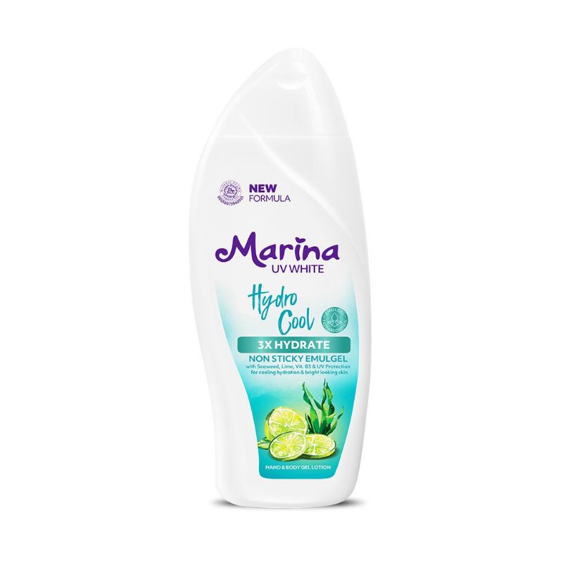Marina UV White Hydro Cool Hand & Body Gel Lotion 185 ML