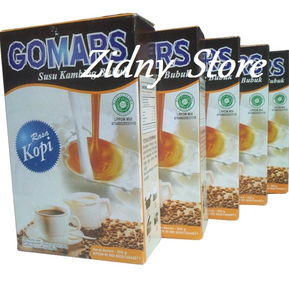 1kg GOMARS (5box) Susu Kambing Bubuk Etawa Anak dan Dewasa bisa campur - alternatif susu sapi - Susu Anak &amp; Dewasa Pengganti Susu Sapi