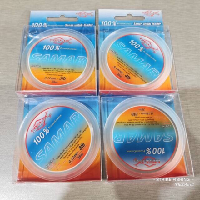 Senar Leader SAMAR Relix Nusantara 100% Fluorocarbon