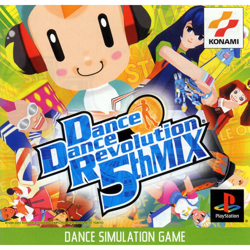 KASET CD GAME PS1: DANCE DANCE REVOLUTION 5TH MIX