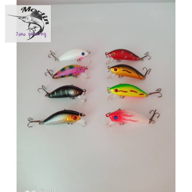 UMPAN PANCING CASTING/MINI LURE/MINI MINO 5CM minow casting minow ultralight minow kecil