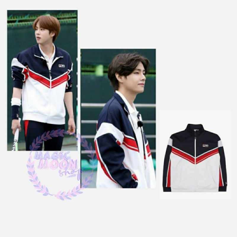 BTS FILA(❌TIDAK BISA DIORDER LAGI SOLD BACA KET❌) JAKET JIN DAN V SALE,100%OFFICIAL