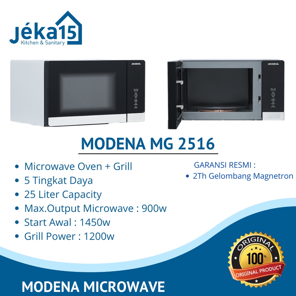 MICROWAVE OVEN GRILL MODENA MG 2516