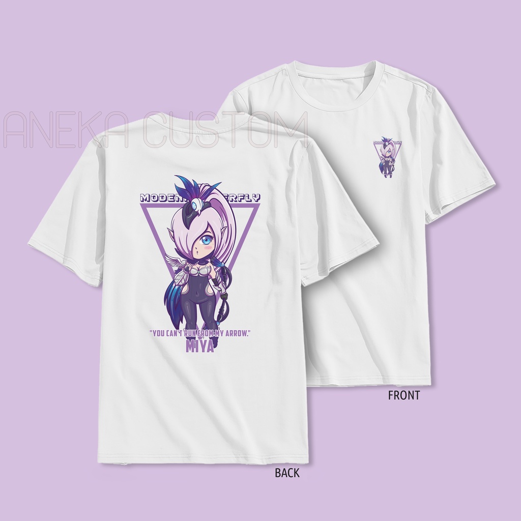 Kaos Mobile Legend Chibi Miya / Kaos Distro Mobile Legend / Tshirt Mobile Legend