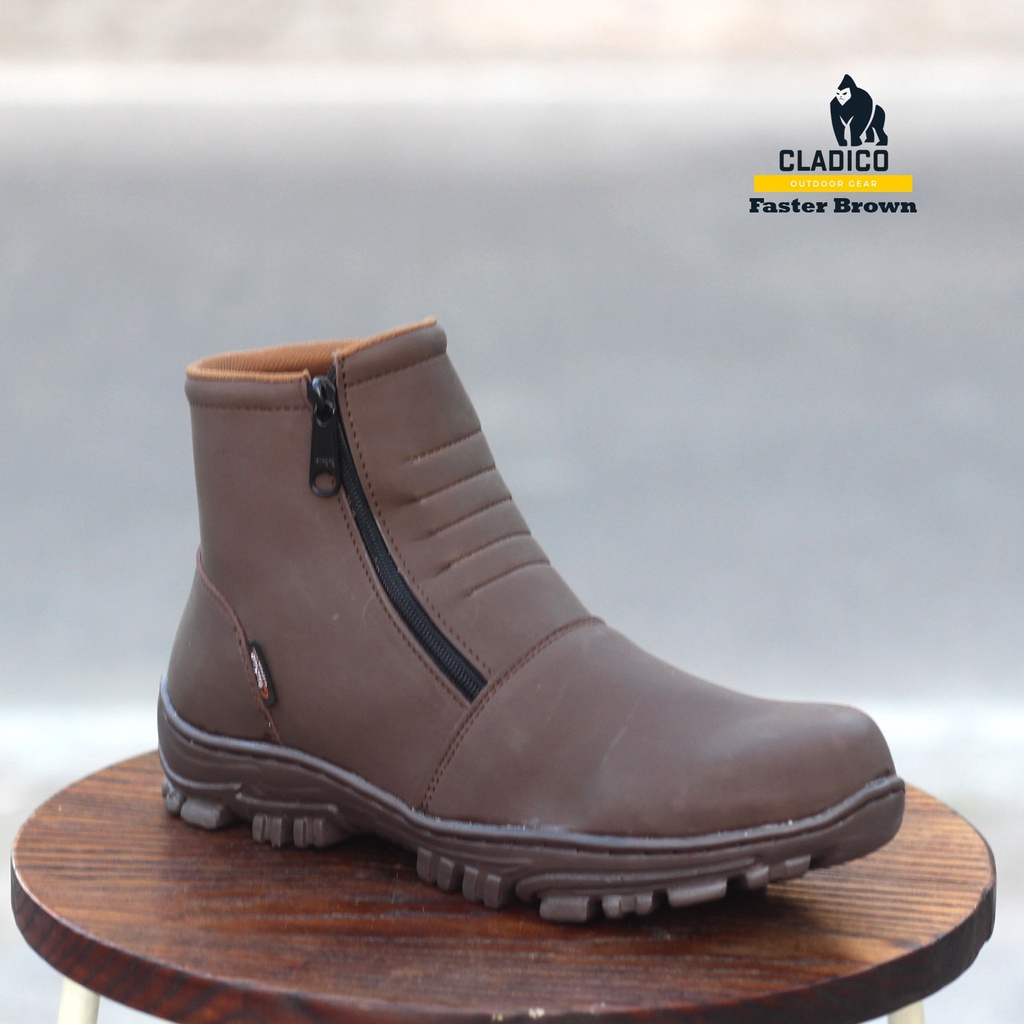 Sepatu Safety Boots Ujung Besi Original Sleeting Cladico Faster Original