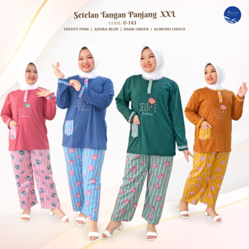 Babydoll Forever Sweet Concept Original PP Jumbo XXL U-143 Selfie Believe/Babydoll Kaos Jumbo Celana