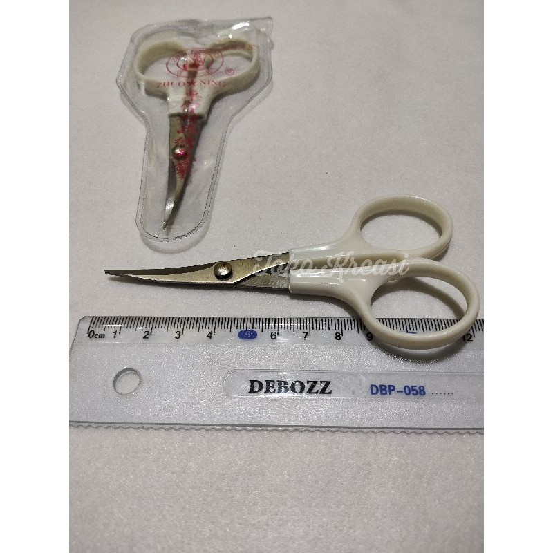 Gunting lancip / Gunting Bengkok uk. 4&quot; (10 cm) - 4,5&quot; (12cm)