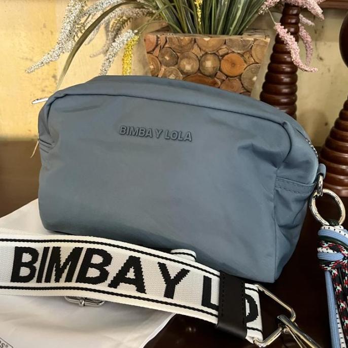Bimba Y Lola 212BBMY1M.T2403 Denim Blue Nylon Crossbody Bag