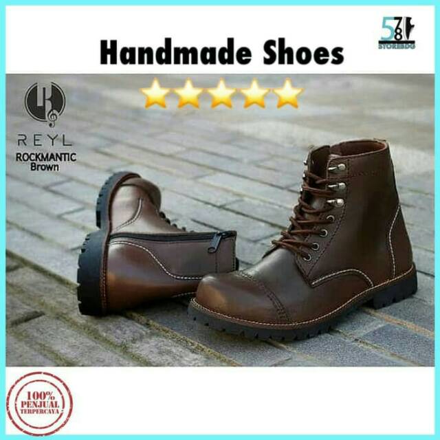 Sepatu Original REYL Rockmantic Boots Handmade Men Premium