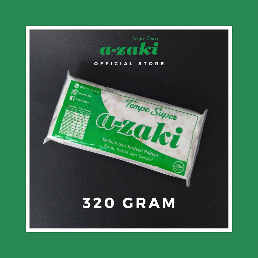 

Tempe Azaki 320 gram